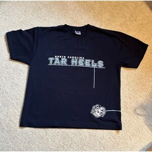 NCC Apparel North Carolina Tar Heels T-Shirt Navy Blue UNC Rameses Graphic XL